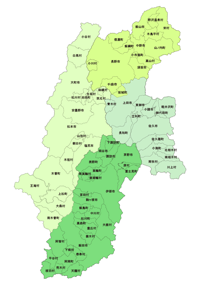 長野県全図